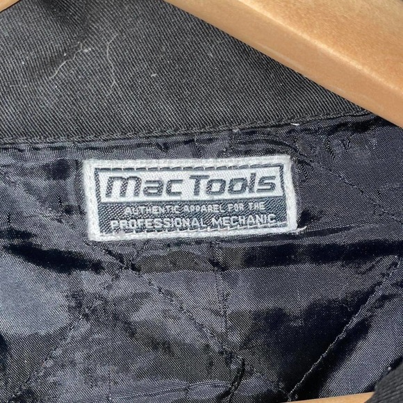 Rare 00's MAC TOOLS Grunge Mechanic Zip Up Work Jacket - Picture 4 of 4